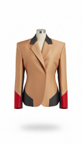 Architectural Silk-Blend Blazer