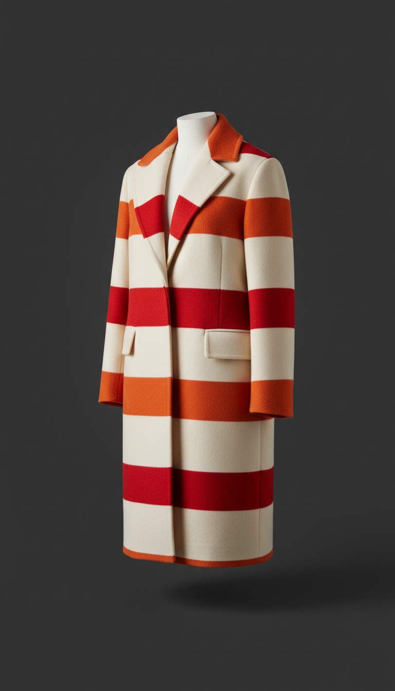 Structured Wool Statement Coat